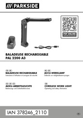 Parkside PAL 2200 A3 Mode D'emploi