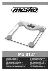 Mesko MS 8137 Mode D'emploi