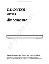 Lloyd's LBT103 Mode D'emploi