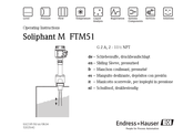 Endress+Hauser Soliphant M FTM51 Mode D'emploi