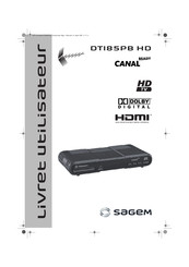 Sagem DTI85PB HD Livret Utilisateur