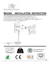 Mounting Dream MD2209 Instructions D'installation