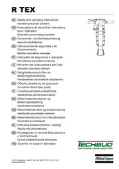 Altas Copco R TEX Prescriptions De Sécurité Et Instructions Pour L'opérateur