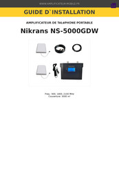 Nikrans NS-5000GDW Guide D'installation