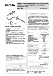 gefran MX4 Mode D'emploi