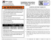 Horizon Global 84136 Instructions D'installation