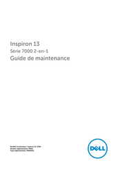Dell Inspiron 13 7368 Guide De Maintenance