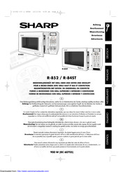 Sharp R-852 Mode D'emploi