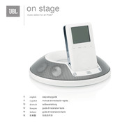JBL on stage Guide D'installation