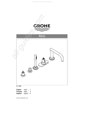 Grohe Atrio 21 059 Manuel D'installation