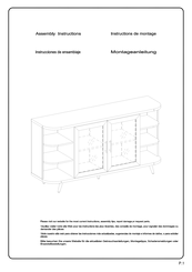 Walker Edison BU58FRAN2DDW Instructions De Montage