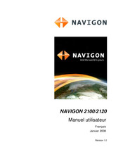 Navigon 2120 Manuel Utilisateur