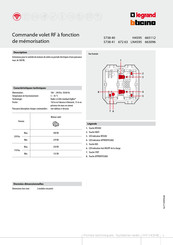 Legrand Bticino 5738 40 Fiche Technique