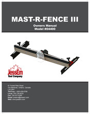JessEm MAST-R-FENCE III Guide De L'utilisateur