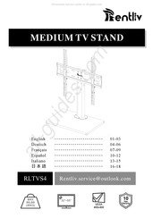 Rentliv RLTVS4 Instructions De Montage