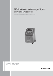 Siemens SITRANS F M MAG 6000 Instructions De Service