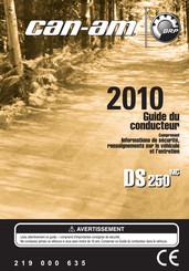 BRP Can-am DS 250 2010 Guide Du Conducteur