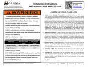 Horizon Global 76209 Instructions D'installation