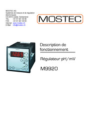 Mostec M9920 Fonctionnement