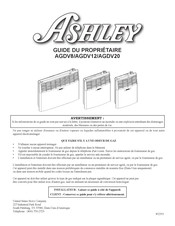 Ashley AGDV8 Guide Du Propriétaire