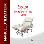 Scaleo medical Shado 240 RGO Manuel Utilisateur