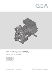 GEA HGX4/310-4 CO2 Instructions De Montage