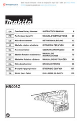 Makita HR006G Manuel D'instructions