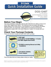 D-Link DGS-1248T Guide D'installation Rapide