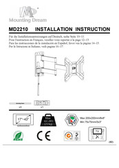 Mounting Dream MD2210 Instructions D'installation