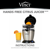 VINCI Hands Free Citrus Juicer Instructions