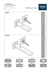 Grohe EUROCUBE JOY 19 997 Instructions D'installation