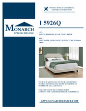 Monarch Specialties I 5926Q Instructions D'assemblage