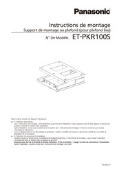 Panasonic ET-PKR100S Instructions De Montage