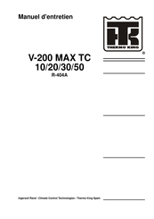 Thermo King V-200 MAX TC20 Manuel D'entretien