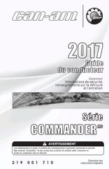 BRP Can-Am UTLANDER Série 2017 Guide Du Conducteur