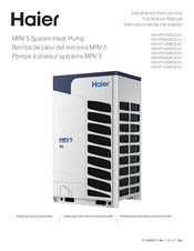 Haier MVHP072ME4CA1 Instructions D'installation