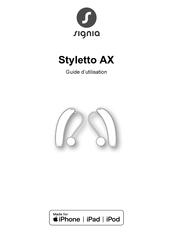 Signia Styletto AX Guide D'utilisation