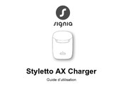 Signia Styletto AX Charger Guide D'utilisation