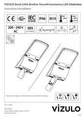 VIZULO Stork Little Brother Smooth Instructions D'installation