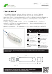 CP Electronics EBMPIR-MB-AD Guide D'installation