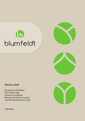 Blumfeldt Menorca Roll Mode D'emploi