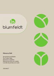 Blumfeldt 10034817 Mode D'emploi