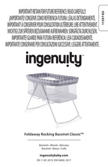 ingenuity Foldaway Rocking Bassinet Classic Manuel D'instructions