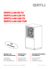 OERTLI LAN 18S-TUR Instructions D'installation Et D'utilisation