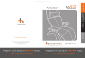 Human Touch Perfect Chair pc610 Manuel D'utilisation Et D'entretien