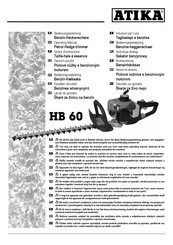 ATIKA HB 60 Notice D'instructions