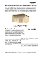 Lemeks Palmako Grace 14,5 m2 108922-2 Guide De Montage Et D'entretien