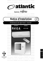 Atlantic Fujitsu ASY 24 LBA Notice D'installation