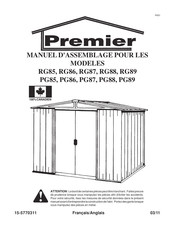 Premier PG85 Manuel D'assemblage