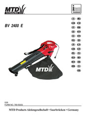 MTD BV 2400 E Mode D'emploi